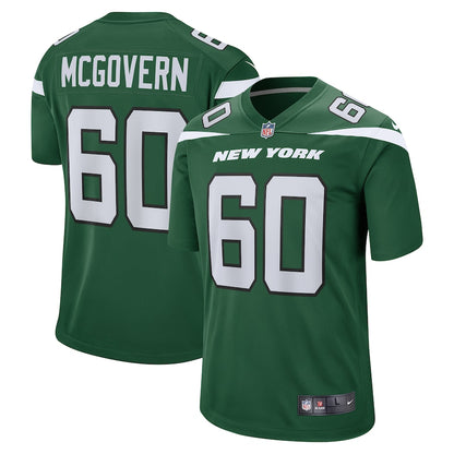 New York Jets Connor Mcgovern Game Gotham Green Football Jersey product image