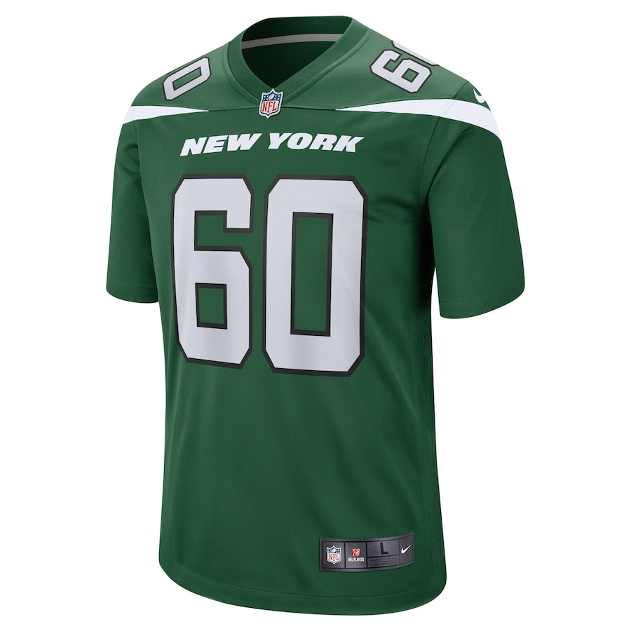 New York Jets Connor Mcgovern Game Gotham Green Football Jersey product image