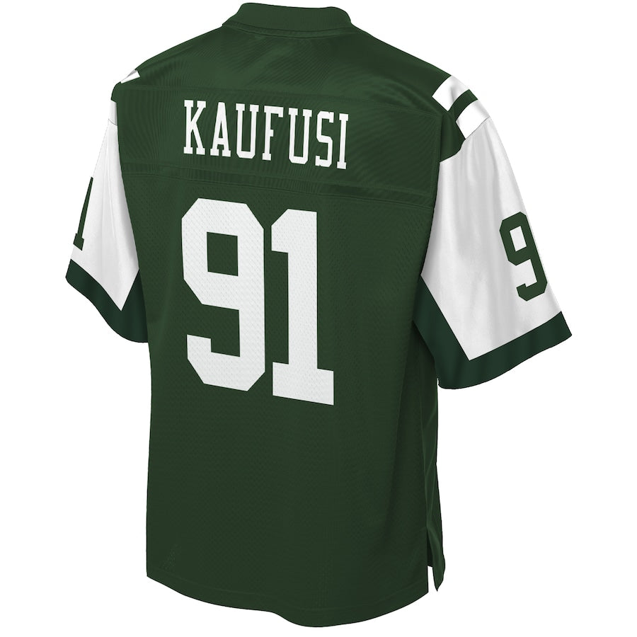 New York Jets Bronson Kaufusi Pro Line Gotham Green Football Jersey product image
