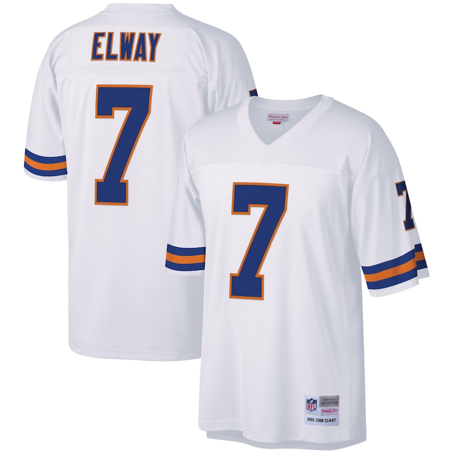 Denver Broncos John Elway Legacy White Football Jersey product image