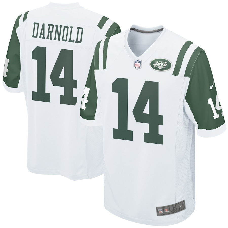 New York Jets Sam Darnold Game White Football Jersey product image