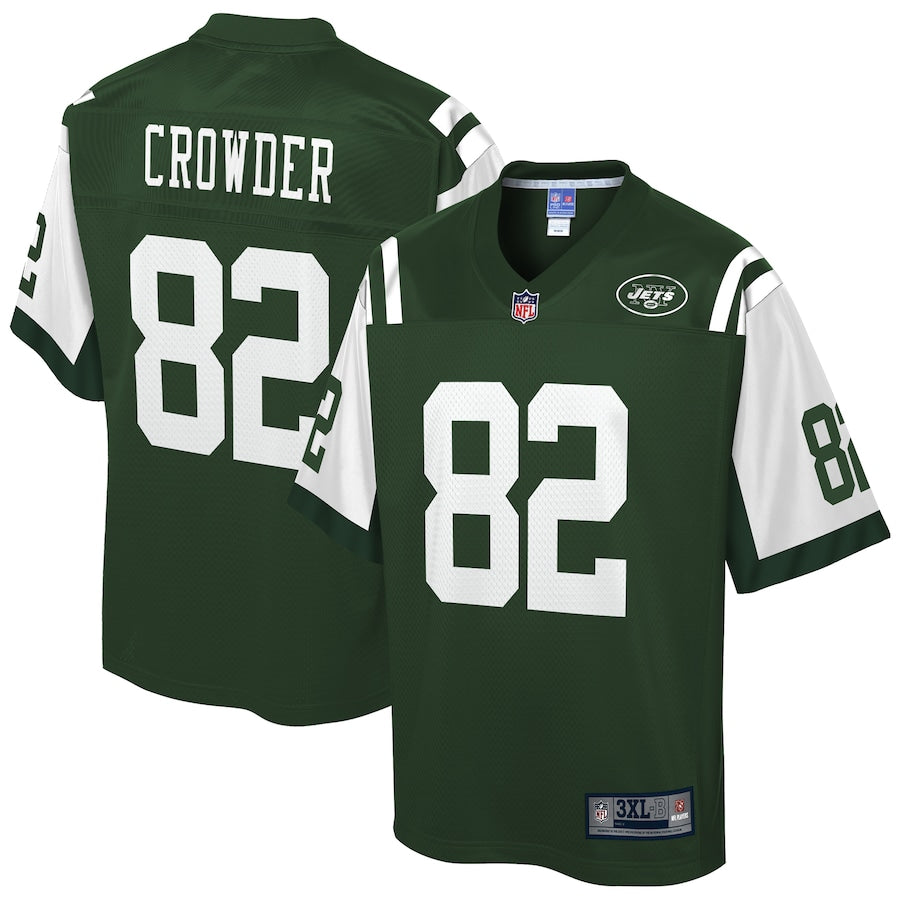 New York Jets Jamison Crowder Pro Line Big & Tall Gotham Green Football Jersey product image