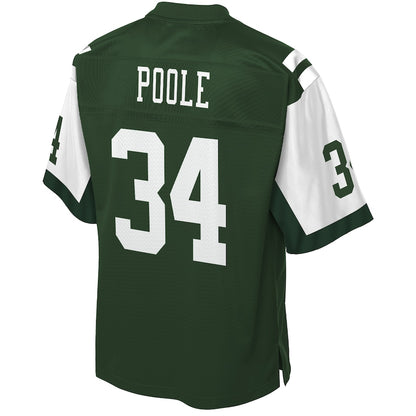 New York Jets Brian Poole Pro Line Big & Tall Gotham Green Football Jersey product image