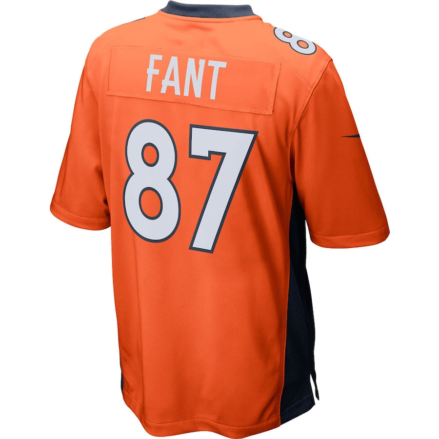Denver Broncos Noah Fant Game Orange Football Jersey product image