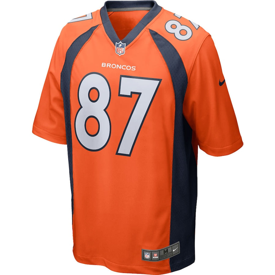 Denver Broncos Noah Fant Game Orange Football Jersey product image