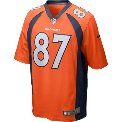 Denver Broncos Noah Fant Game Orange Football Jersey product image