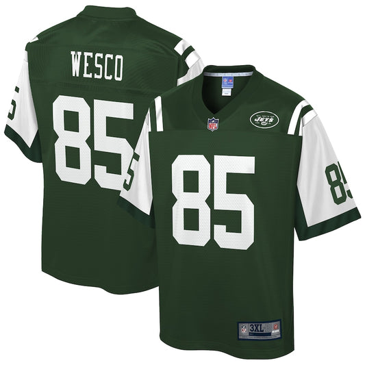 New York Jets Trevon Wesco Pro Line Big & Tall Gotham Green Football Jersey product image
