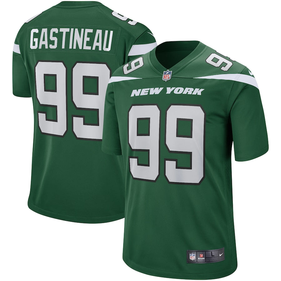 New York Jets Mark Gastineau Game Gotham Green Football Jersey product image