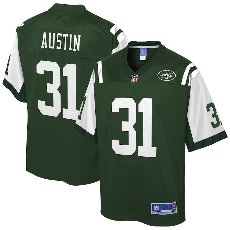 New York Jets Bless Austin Pro Line Gotham Green Football Jersey product image
