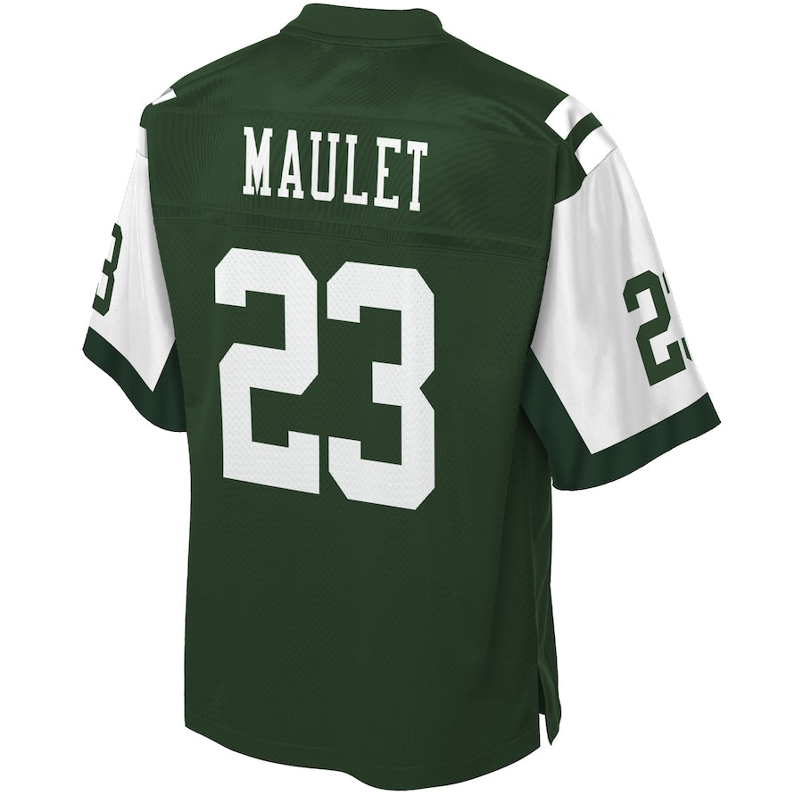New York Jets Arthur Maulet Pro Line Big & Tall Gotham Green Football Jersey product image