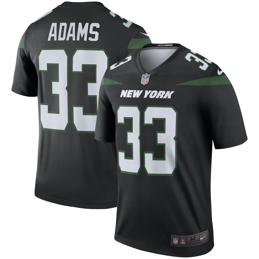 New York Jets Jamal Adams Black Football Jersey product image