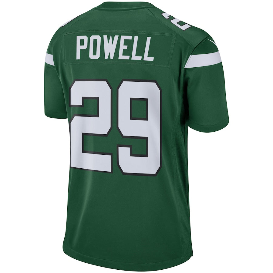 New York Jets Bilal Powell Game Green Football Jersey product image