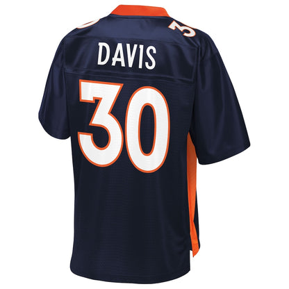 Denver Broncos Terrell Davis Pro Line Navy Football Jersey product image