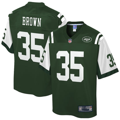 New York Jets Daniel Brown Pro Line Big & Tall Gotham Green Football Jersey product image