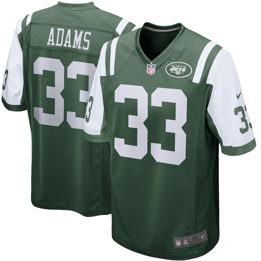 New York Jets Jamal Adams Game Green Football Jersey product image