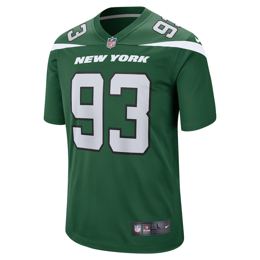 New York Jets Tarell Basham Game Gotham Green Football Jersey product image