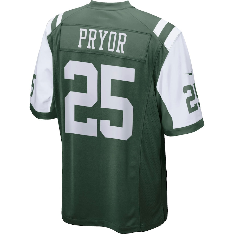 New York Jets Calvin Pryor Game Green Football Jersey product image