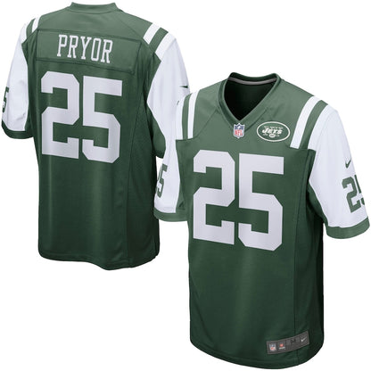 New York Jets Calvin Pryor Game Green Football Jersey product image