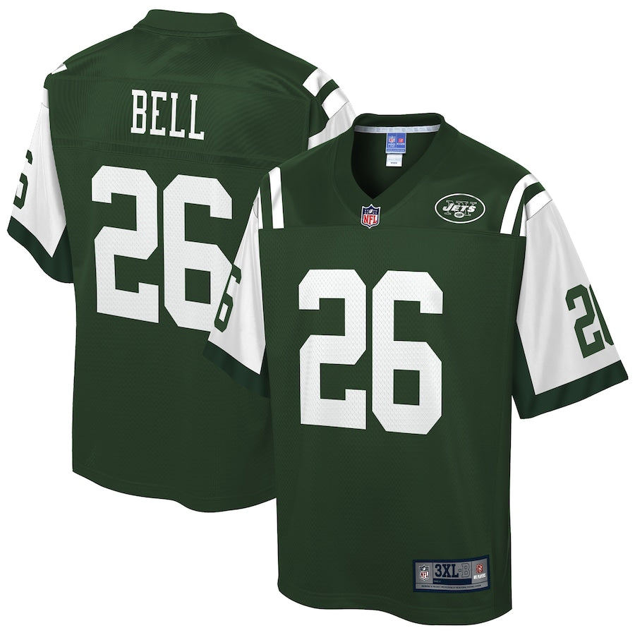 New York Jets Le'veon Bell Pro Line Big & Tall Gotham Green Football Jersey product image