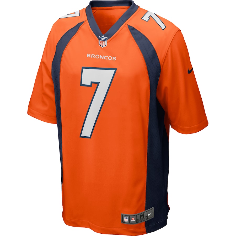 Denver Broncos John Elway Game Orange Football Jersey product image