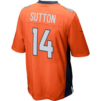 Denver Broncos Courtland Sutton Game Orange Football Jersey product image