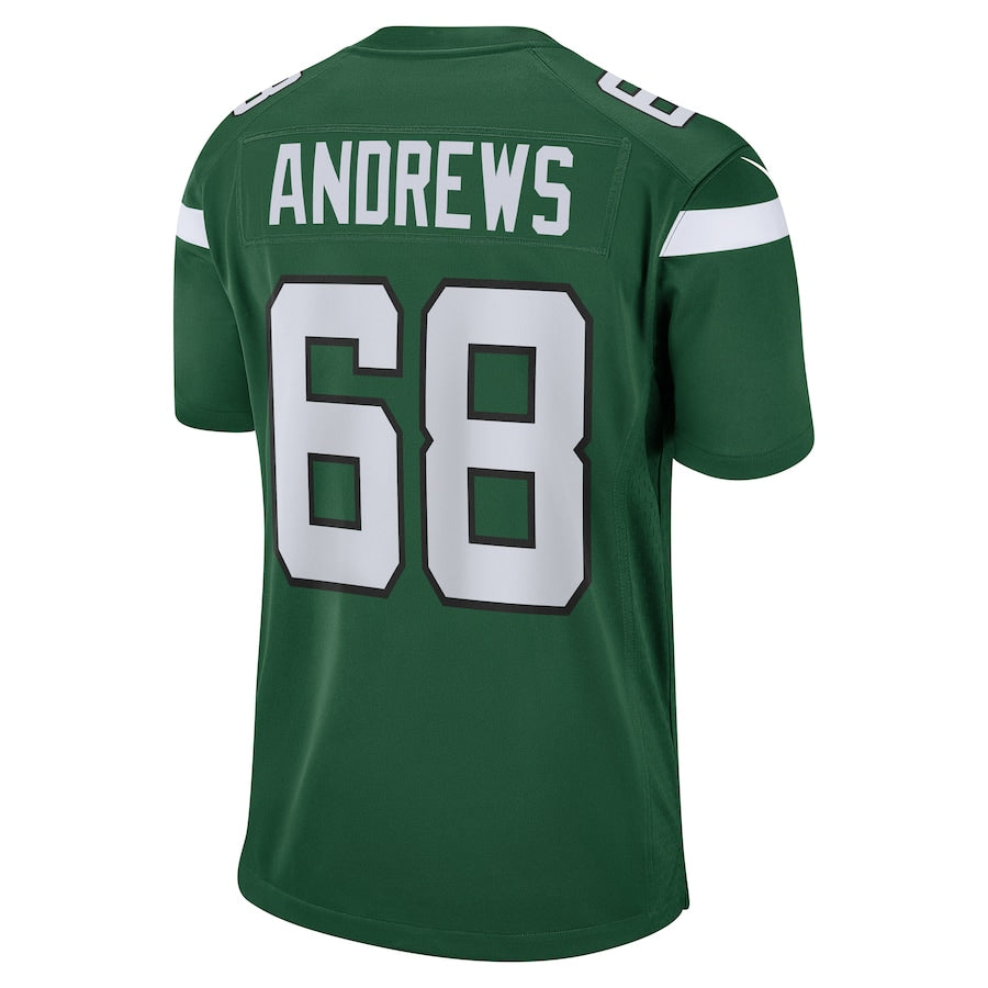 New York Jets Josh Andrews Game Gotham Green Football Jersey product image