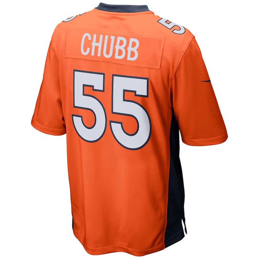 Denver Broncos Bradley Chubb Game Orange Football Jersey product image