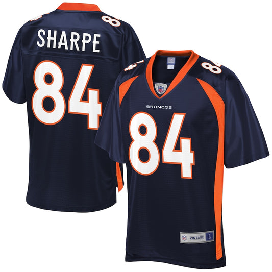 Denver Broncos Shannon Sharpe Pro Line Navy Football Jersey product image