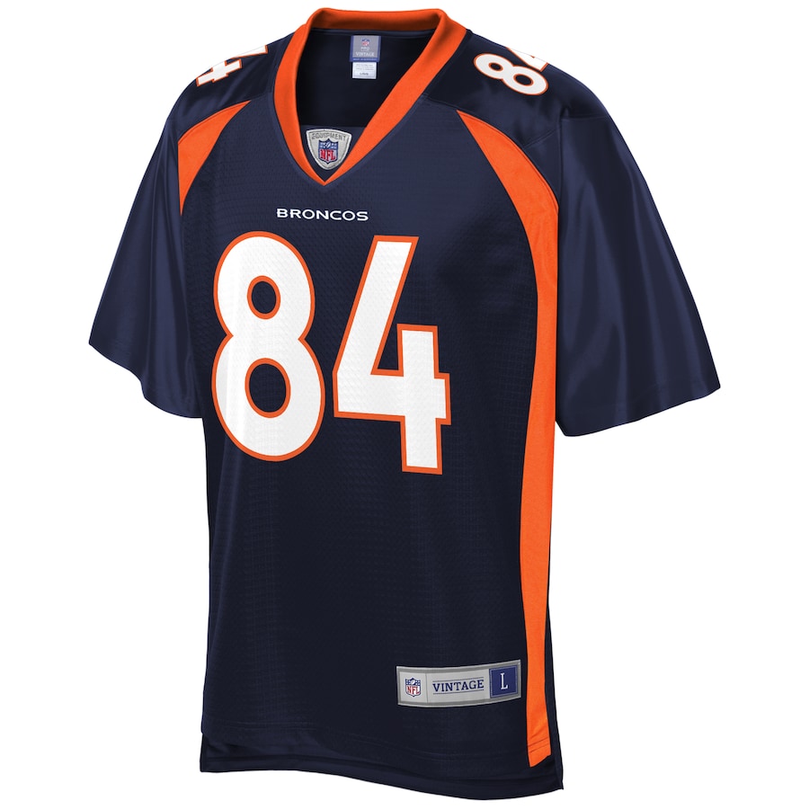 Denver Broncos Shannon Sharpe Pro Line Navy Football Jersey product image