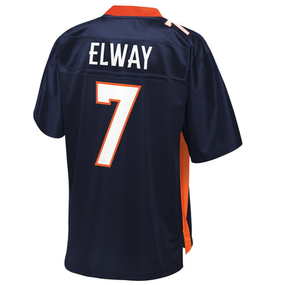 Denver Broncos John Elway Pro Line Navy Football Jersey product image