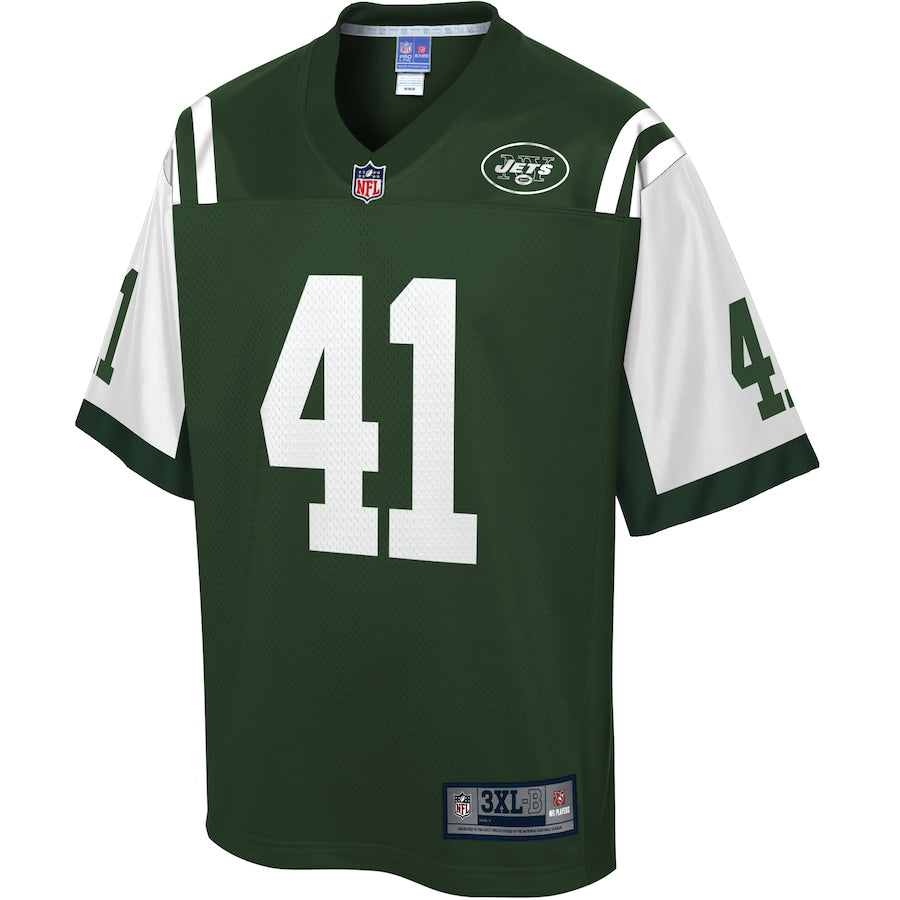 New York Jets Matthias Farley Pro Line Big & Tall Gotham Green Football Jersey product image