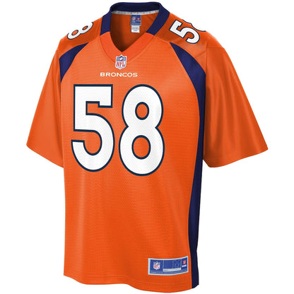 Denver Broncos Von Miller Pro Line Orange Football Jersey product image