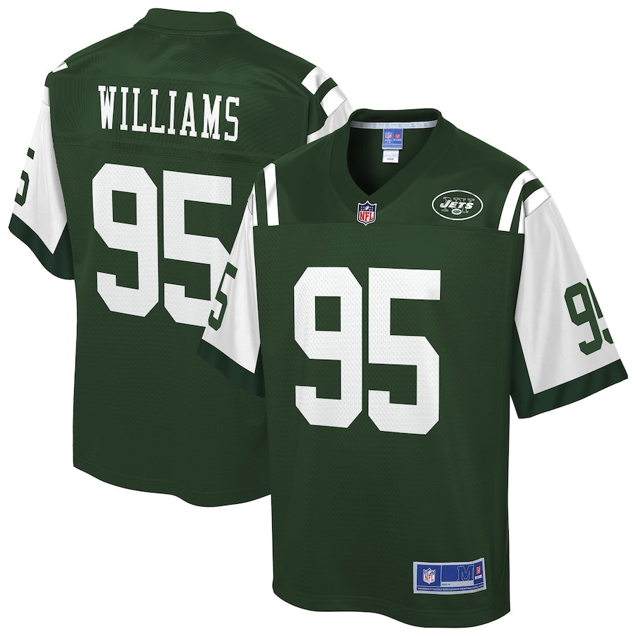 NYJ QW  Pro Line Gotham Green Jersey rtj football 119
