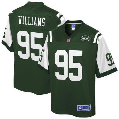 NYJ QW  Pro Line Gotham Green Jersey rtj football 119