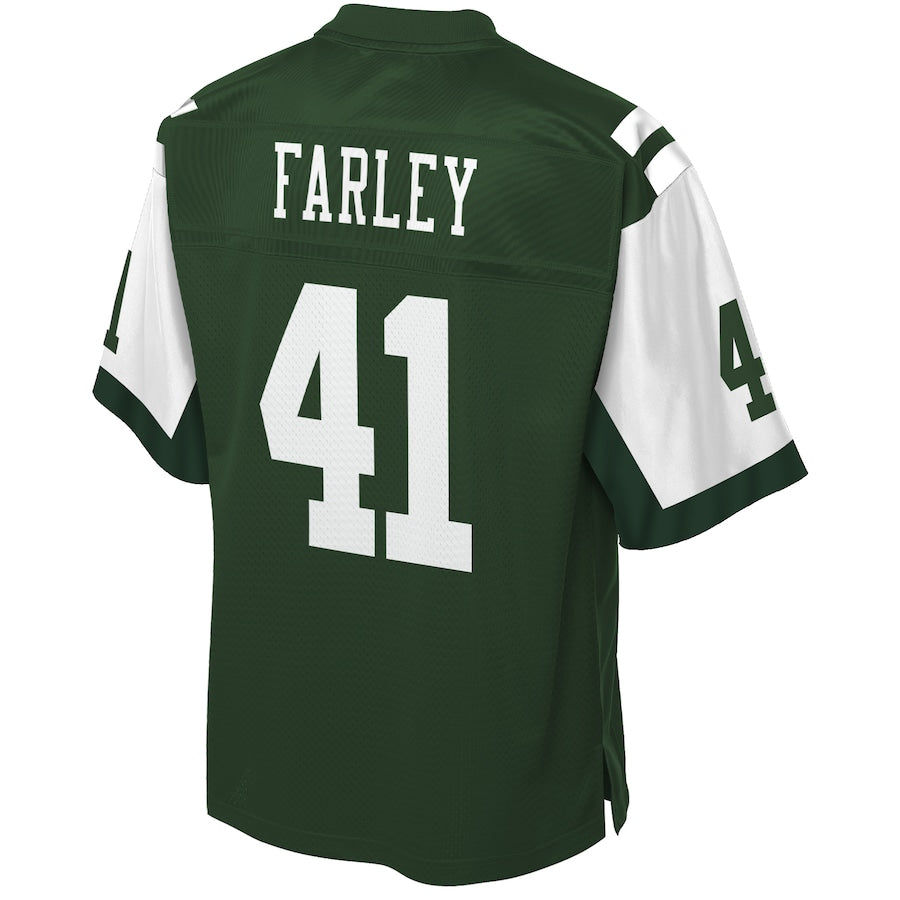 New York Jets Matthias Farley Pro Line Gotham Green Football Jersey product image