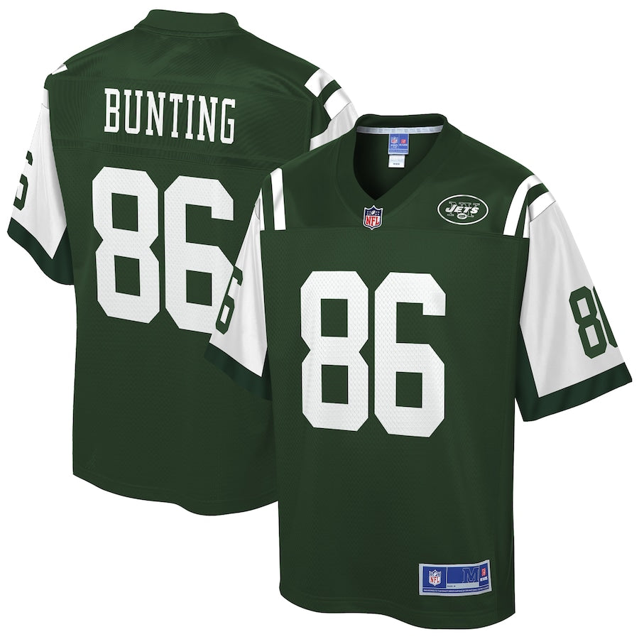 New York Jets Ian Bunting Pro Line Gotham Green Football Jersey product image