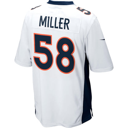 Denver Broncos Von Miller Game White Football Jersey product image