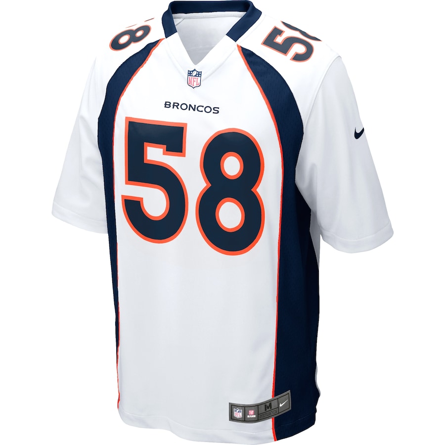 Denver Broncos Von Miller Game White Football Jersey product image