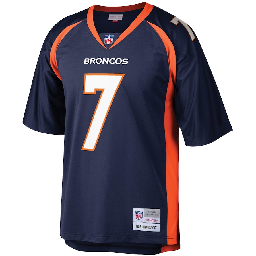 Denver Broncos John Elway Legacy Navy Football Jersey product image