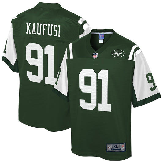 NYJ BK  Pro Line Gotham Green Big Tall Jersey rtj football 196
