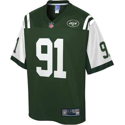 New York Jets Bronson Kaufusi Pro Line Big & Tall Gotham Green Football Jersey product image