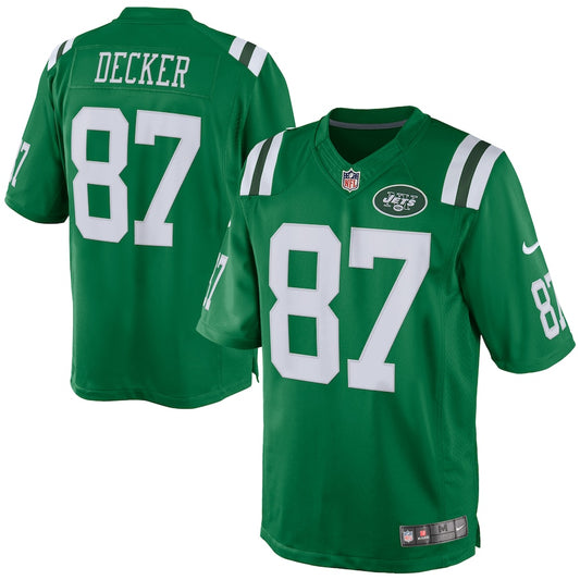 NYJ ED Green Color Rush Limited Jersey rtj football 228