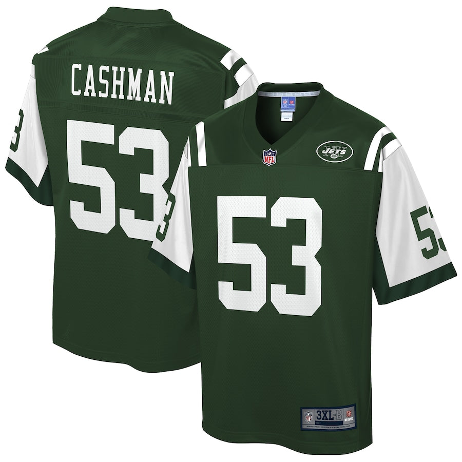 New York Jets Blake Cashman Pro Line Big & Tall Gotham Green Football Jersey product image