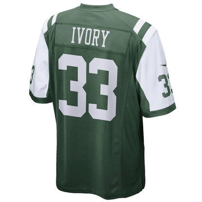 New York Jets Chris Ivory Game Green Football Jersey product image