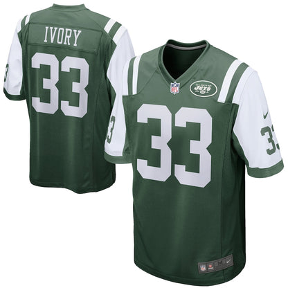 New York Jets Chris Ivory Game Green Football Jersey product image