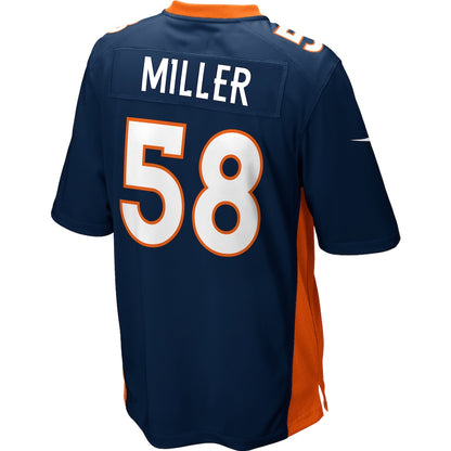 Denver Broncos Von Miller Alternate Game Navy Football Jersey product image