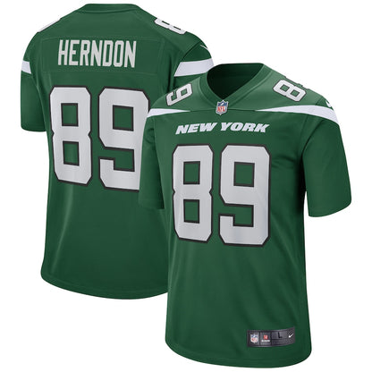 New York Jets Chris Herndon Game Gotham Green Football Jersey product image