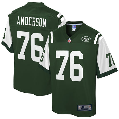 New York Jets Calvin Anderson Pro Line Big & Tall Gotham Green Football Jersey product image