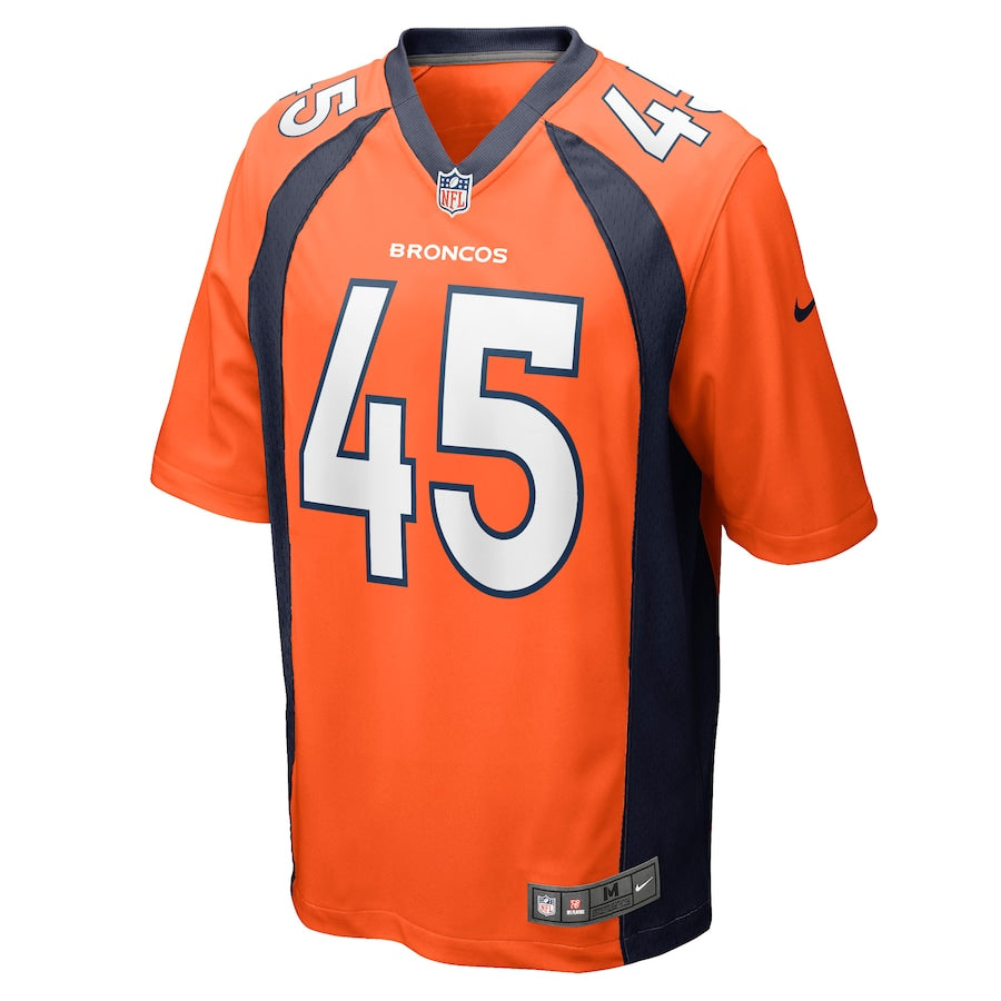 Denver Broncos Alexander Johnson Game Orange Football Jersey product image