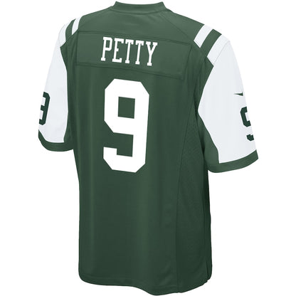 New York Jets Bryce Petty Game Green Football Jersey product image